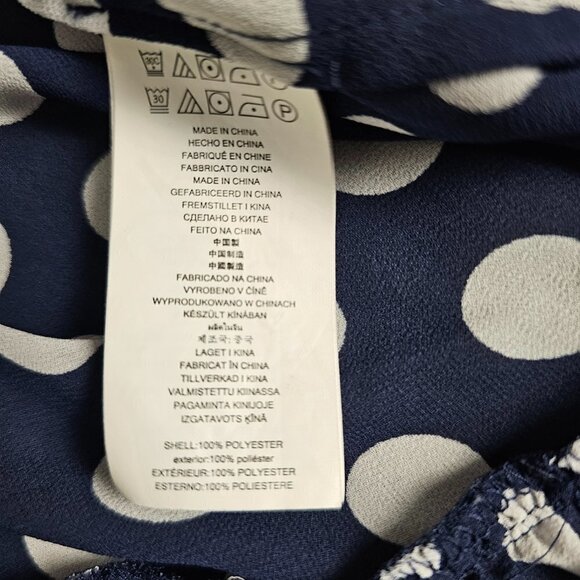 MICHAEL MICHAEL KORS Ruffled Polka Dot Georgette Bell Sleeve Top - Picture 9 of 10